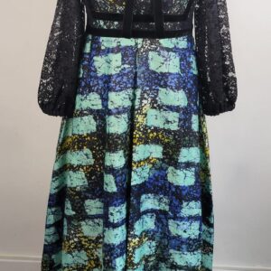 ADIRE ROYAL FLARE DRESS. - Image 3