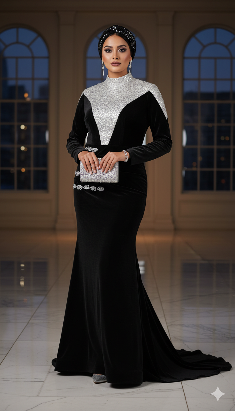 Noir Elegance Dress