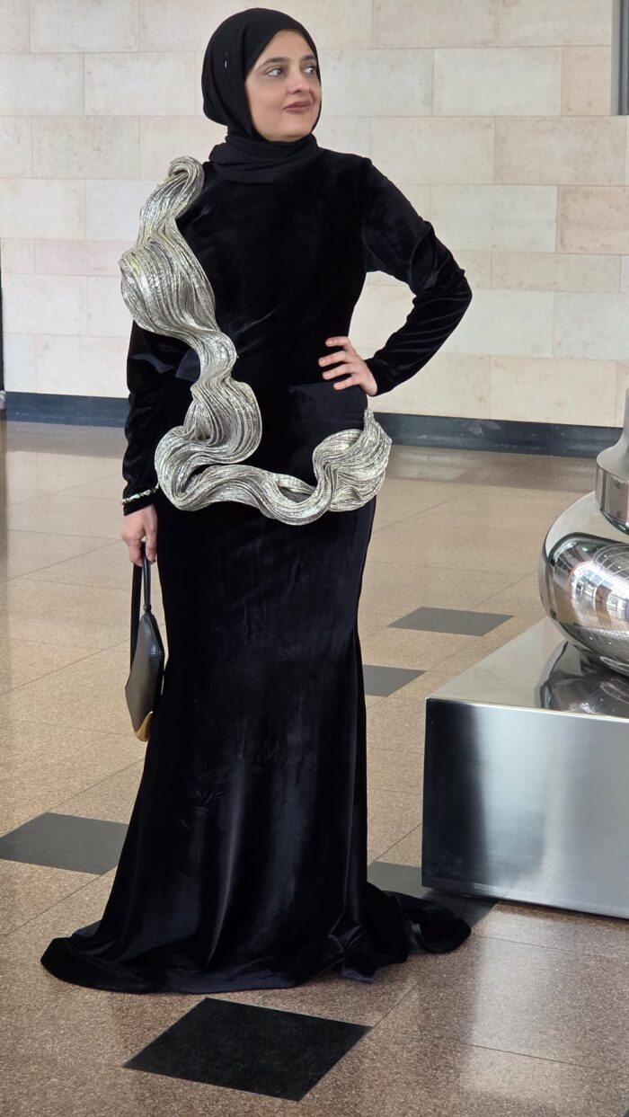 VELVET VELOUR DRESS